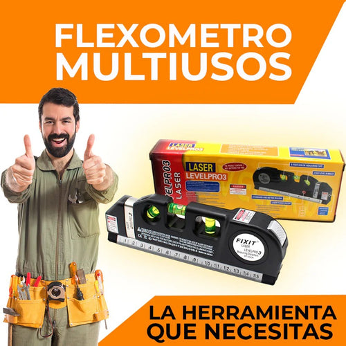 🔥 Flexometro Pro6 📏Precisión 4 en 1: La Herramienta Definitiva para Resultados Profesionales en Cada Proyecto🔥